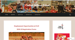 Desktop Screenshot of centrallutheranschool.org